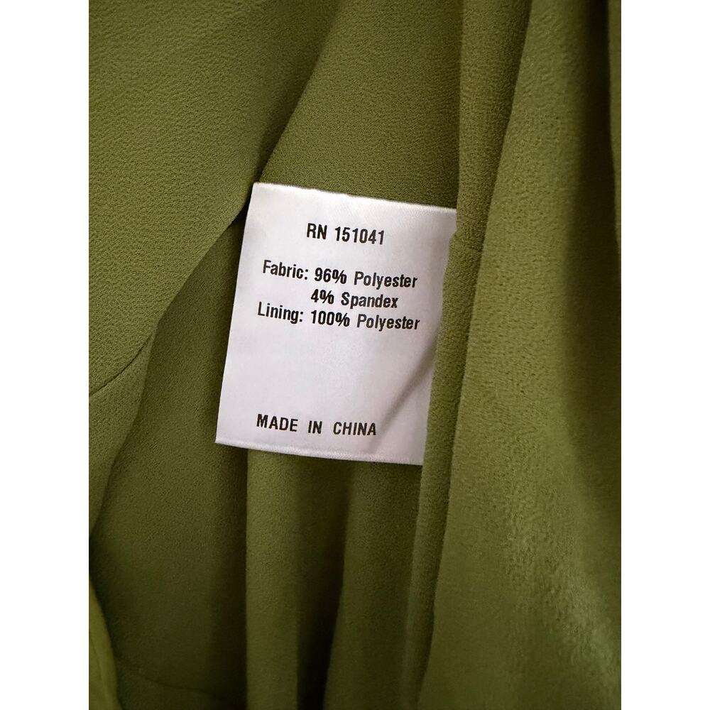 New O.P.T Marice dress satin clover green size S - Picture 5 of 5